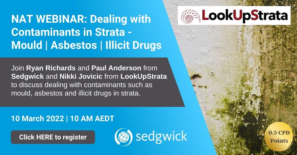 NAT: Dealing with contaminants in strata - Mould | Asbestos | Illicit Drugs