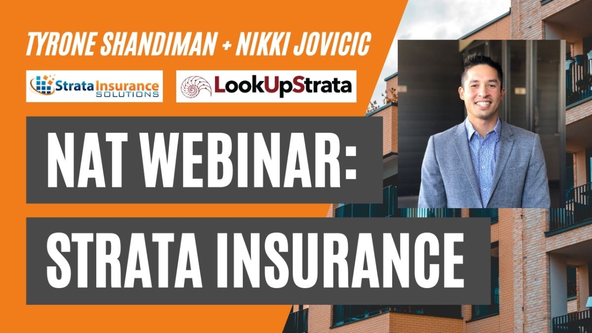 Nat: Strata Insurance Webinar | Tyrone Shandiman, Strata Insurance Solutions – April 2021