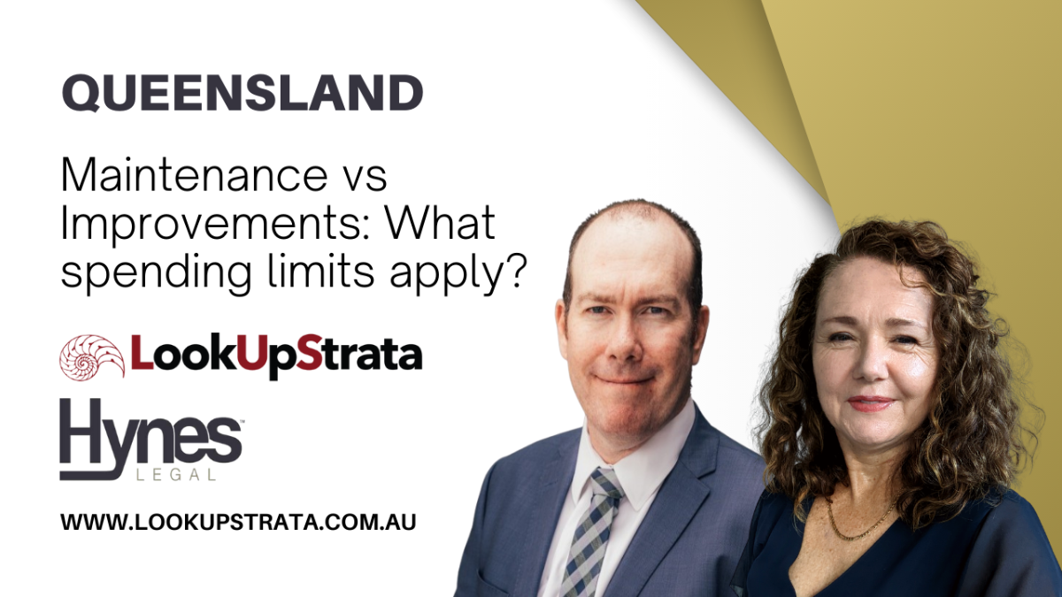 QLD: Body Corporate Spending Limits – The Breakdown | Frank Higginson, Hynes Legal – October 2023