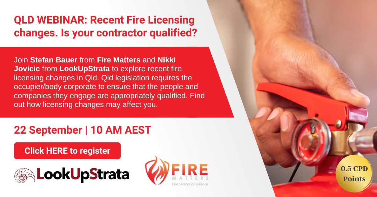 QLD: Recent Fire Licensing changes. Is your contractor qualified?